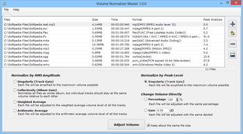 Volume Normalizer Master screenshot