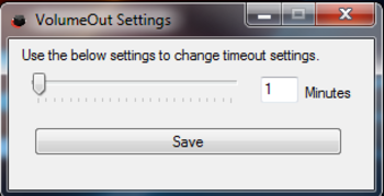 VolumeOut screenshot