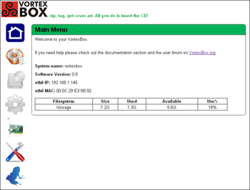 VortexBox screenshot