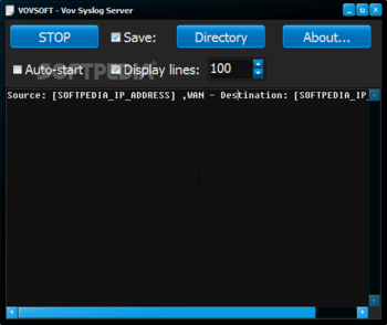 Vov Syslog Server screenshot