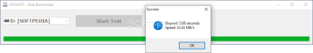 VOVSOFT - Disk Benchmark screenshot 2