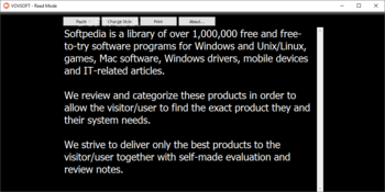 VOVSOFT - Read Mode screenshot