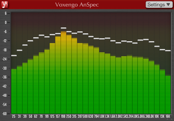 Voxengo AnSpec screenshot