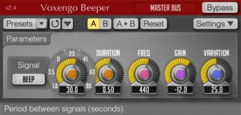 Voxengo Beeper  screenshot