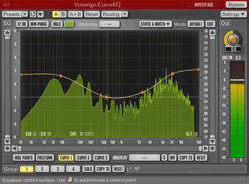 Voxengo CurveEQ screenshot