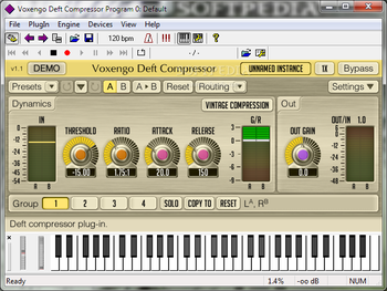 Voxengo Deft Compressor screenshot