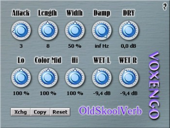 Voxengo OldSkoolVerb screenshot