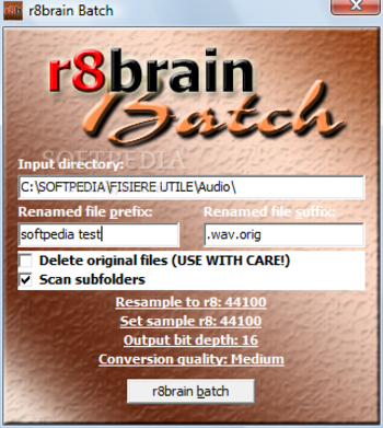 Voxengo r8brain screenshot 2