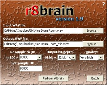 Voxengo r8brain Free screenshot