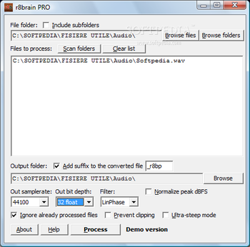 Voxengo r8brain PRO screenshot