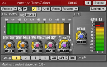 Voxengo TransGainer screenshot