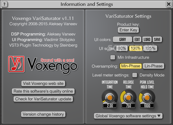 Voxengo VariSaturator screenshot 4