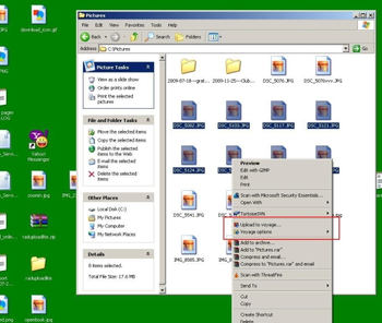 Voyage de la Vie - Image Upload Tool screenshot