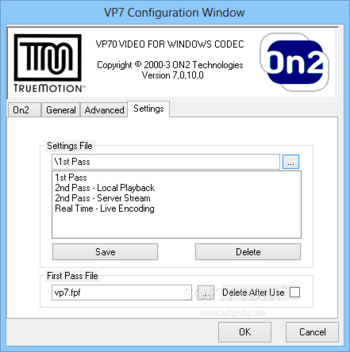 VP7 Video Codec Personal Edition screenshot 3