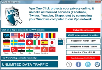 Vpn One Click screenshot