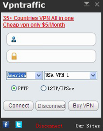 Vpntraffic screenshot