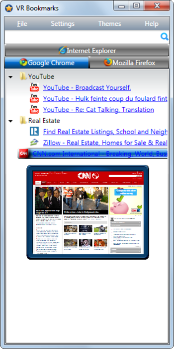 VR Bookmarks screenshot