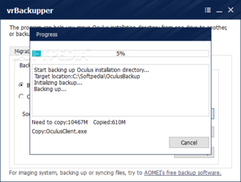 vrBackupper screenshot 3