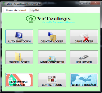 VRTS PC Datacare screenshot