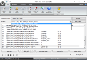 VSDC Free Audio Converter screenshot 2