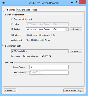 VSDC Free Screen Recorder screenshot 3