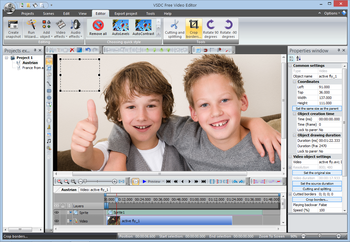 VSDC Free Video Editor screenshot