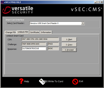 vSEC:CMS U-Series screenshot
