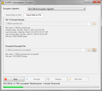 VSEncryptor Portable screenshot