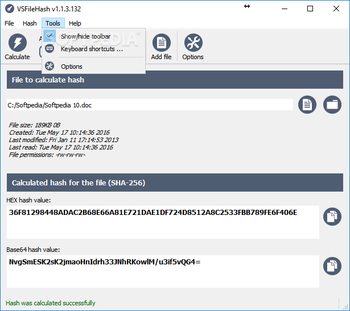 VSFileHash screenshot 6
