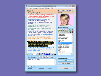 VSL LanToucher Messenger screenshot