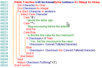 VS.NETcodePrint 2008 screenshot