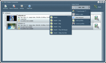 VSO Free MKV-WebM Converter screenshot 2