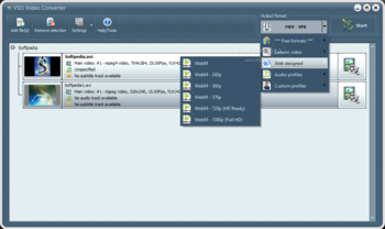 VSO Free MKV WebM Converter screenshot 2