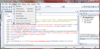 VS.Php for Visual Studio screenshot 5