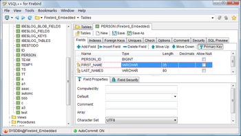 VSQL++ for Firebird screenshot 3