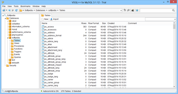 VSQL++ for MySQL screenshot
