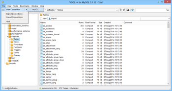 VSQL++ for MySQL screenshot 2