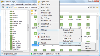 VSQL++ for MySQL screenshot 2