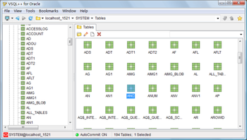 VSQL++ for Oracle screenshot