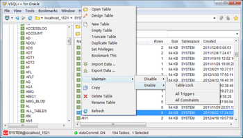 VSQL++ for Oracle screenshot 2