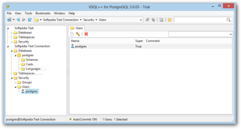 VSQL++ for PostgreSQL screenshot