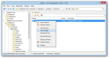 VSQL++ for PostgreSQL screenshot 2