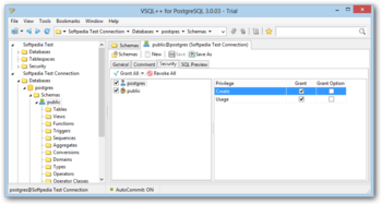 VSQL++ for PostgreSQL screenshot 3