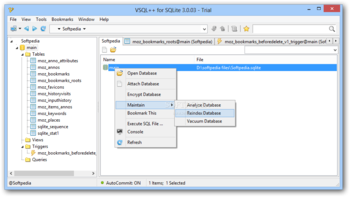 VSQL++ for SQLite screenshot 3