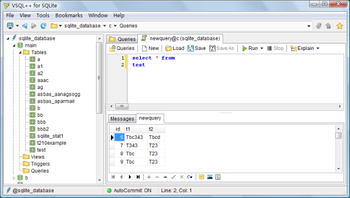 VSQL++ for SQLite screenshot 5