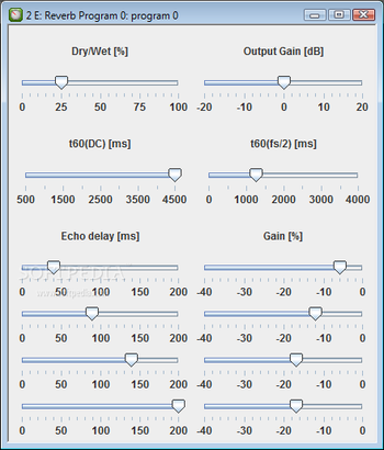 VST Reverb screenshot