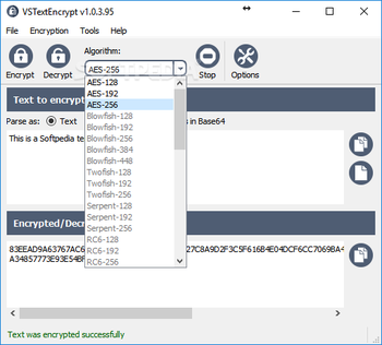 VSTextEncrypt screenshot 2