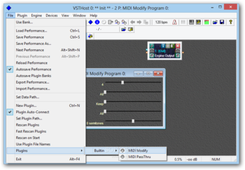 VSTHost screenshot 2
