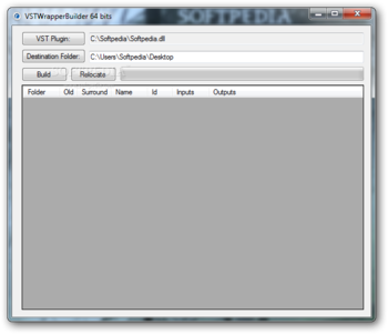 VSTWrapperBuilder screenshot