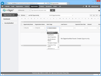 vtiger CRM screenshot 5